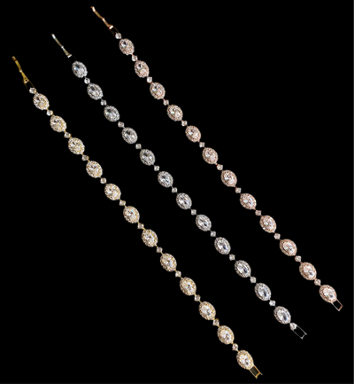 Gem Droplet Bracelets